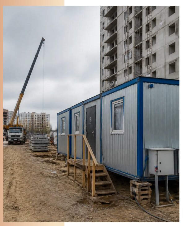 Аренда строительных вагончиков для рабочих в Сальске